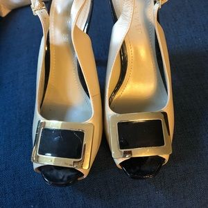NINE WEST stilleto heeled sling back shoes